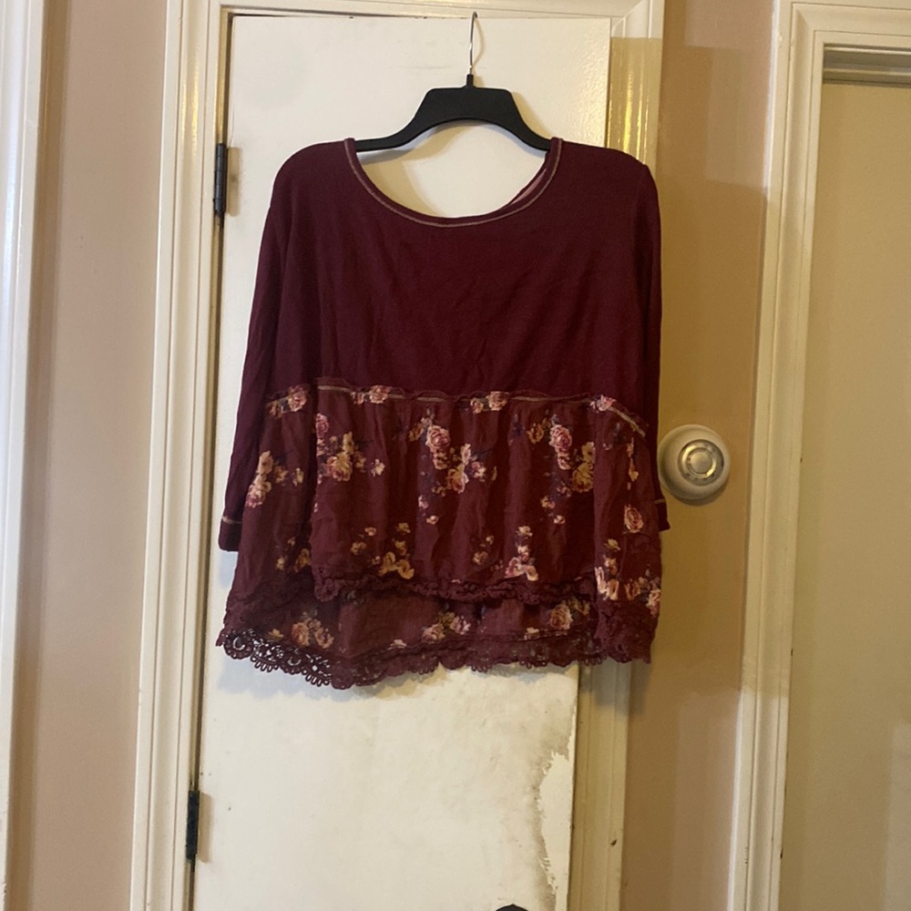 Maurice’s Peplum Babydoll Top